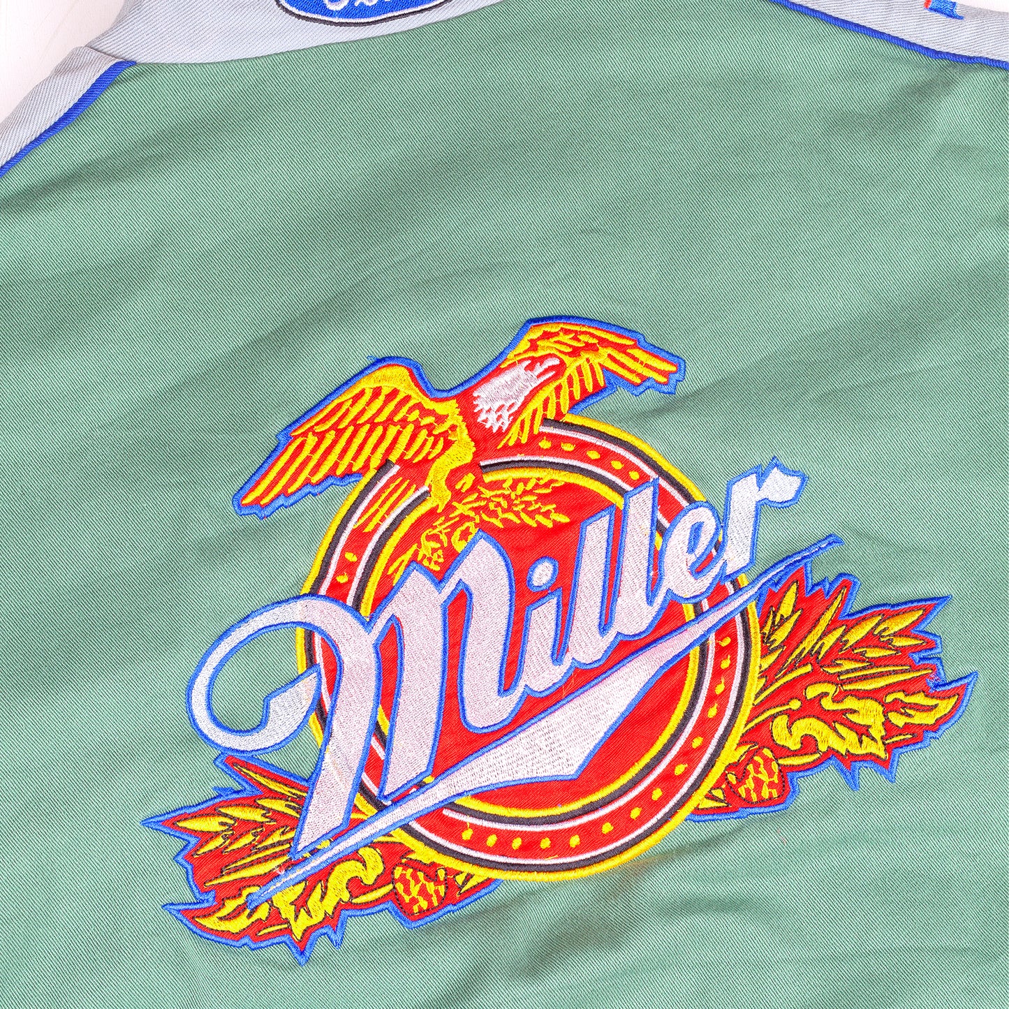 JEFF HAMILTON Vintage Miller Lite Racing Collection Jacket (L)