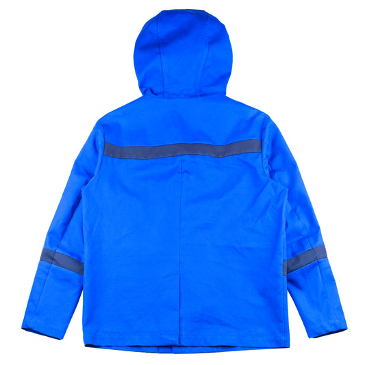 Dirk Bikkembergs Vintage Blue Hooded Parka (XL)