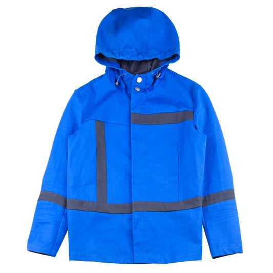 Dirk Bikkembergs Vintage Blue Hooded Parka (XL)