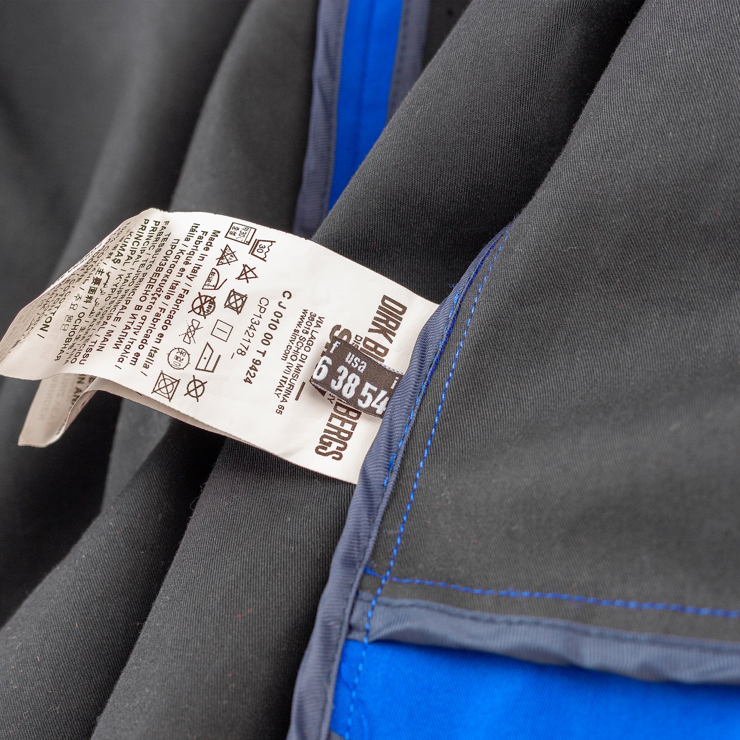 Dirk Bikkembergs Vintage Blue Hooded Parka (XL)