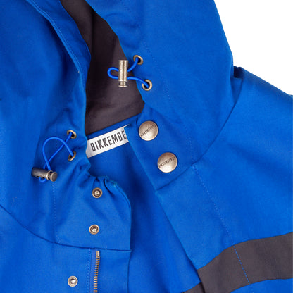 Dirk Bikkembergs Vintage Blue Hooded Parka (XL)