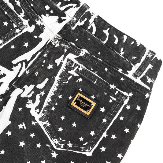 Dolce & Gabbana Vintage Stars Skinny Jeans (S)