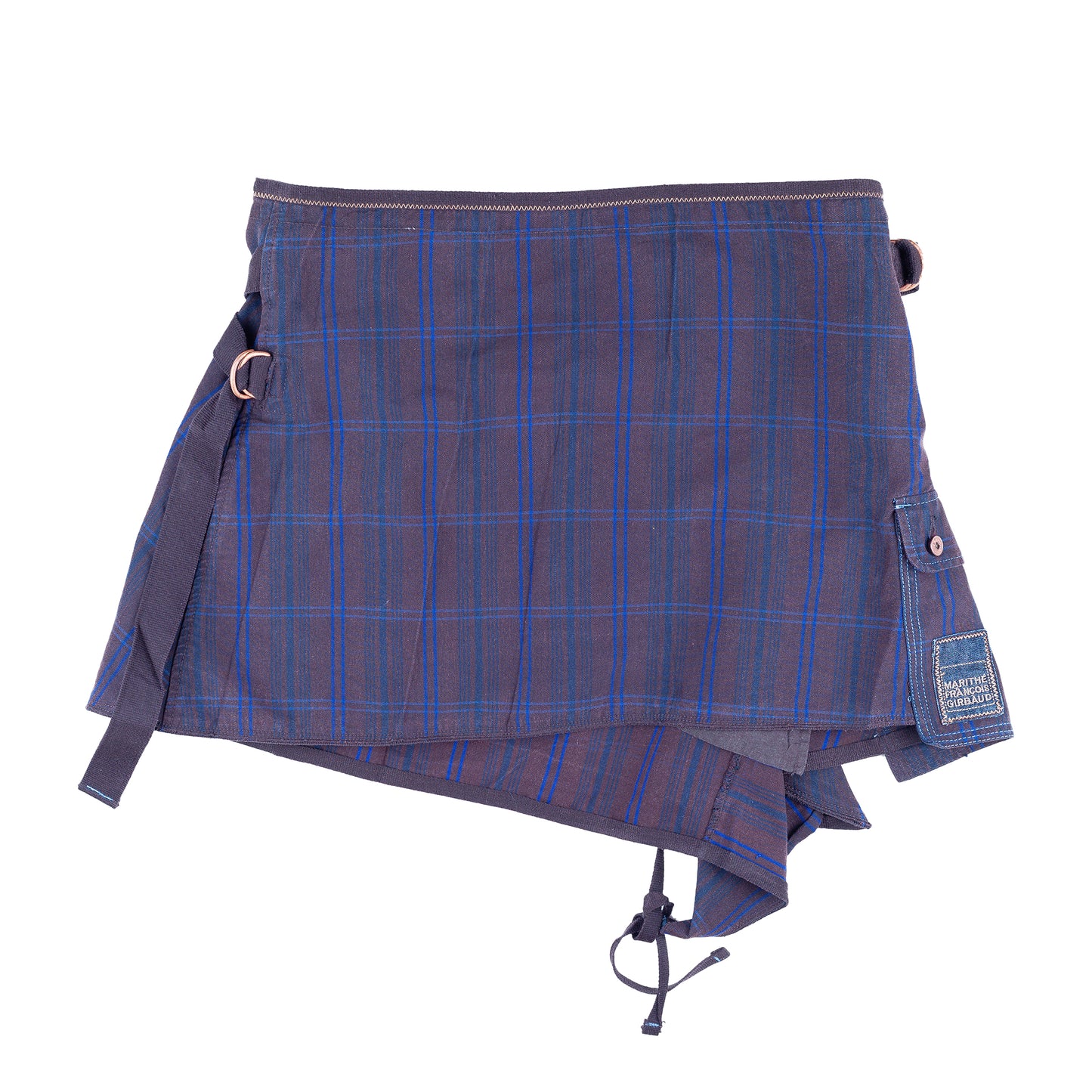 Marithé François Girbaud Vintage Asymmetrical Tartan Skirt (M)