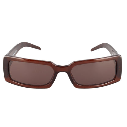 Chanel 5046 Brown Rectangle Quilted Padded Arms Sunglasses