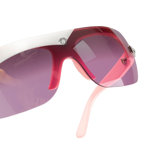 Versace 4018-V 333/7A Pink Shield Sunglasses