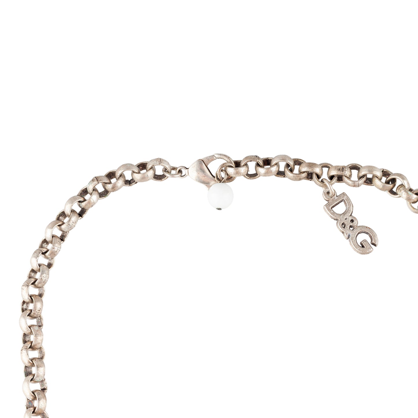 Dolce & Gabbana Multi Pendants Pearl Cross Necklace