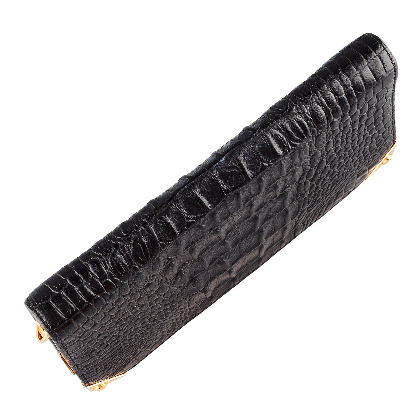 Alexander Wang Crocodile Leather Print Zip Wallet