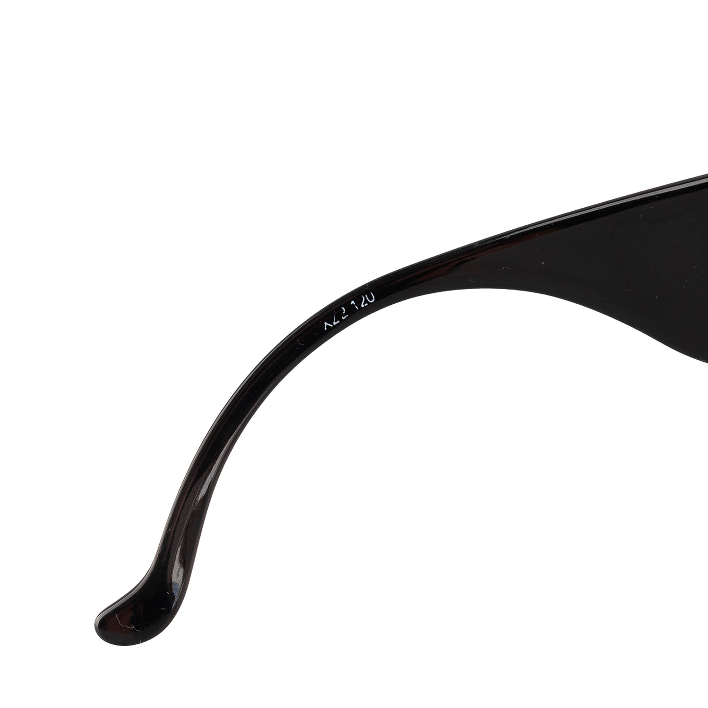 Christian Dior "Bike 4" Black Wrap Shield Sunglasses