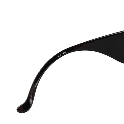 Christian Dior "Bike 4" Black Wrap Shield Sunglasses