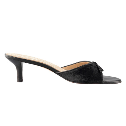 Ralph Lauren Vintage Black Pony Kitten Heels