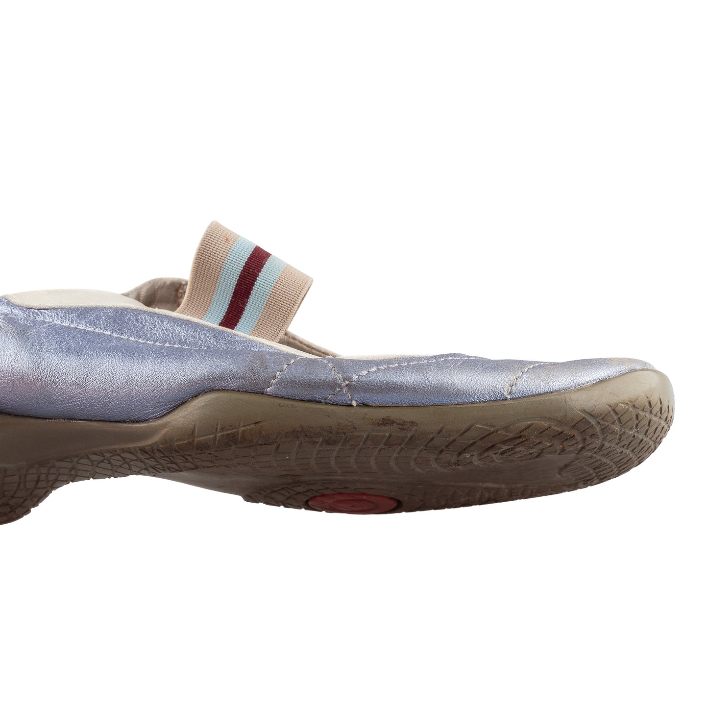 Prada Metallic Lilac Ballet Flats Sneakers