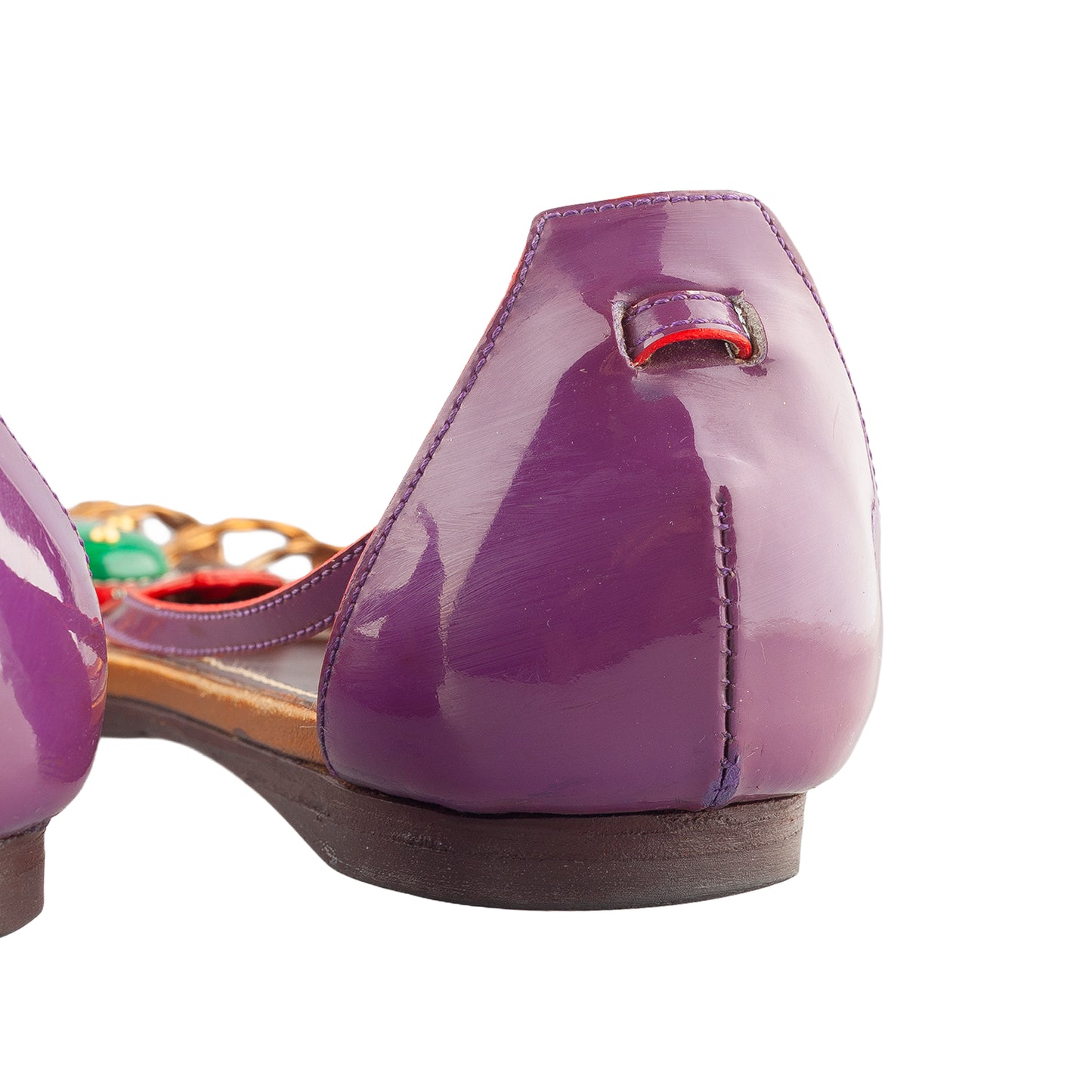 Prada Embellished Roman Sandals with Jewel Stones