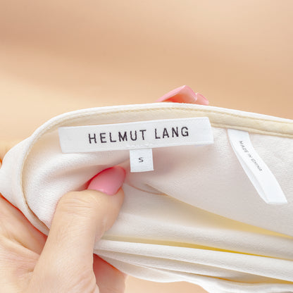 Helmut Lang One Shoulder White Top