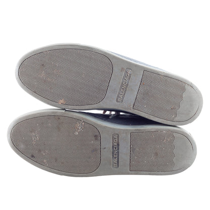 Balenciaga Arena High Grey Leather Shoes
