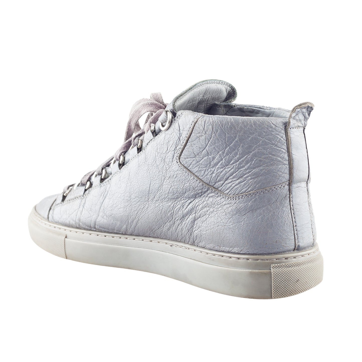 Balenciaga Arena Low Grey Leather Shoes