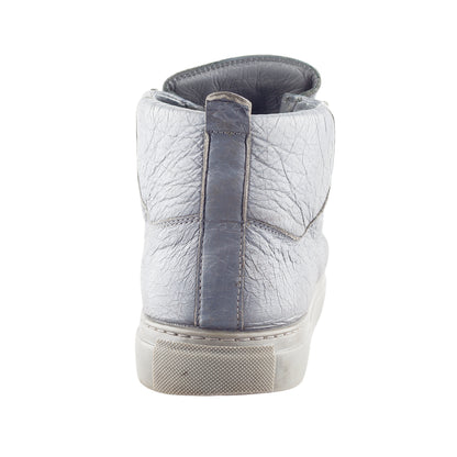 Balenciaga Arena High Grey Leather Shoes