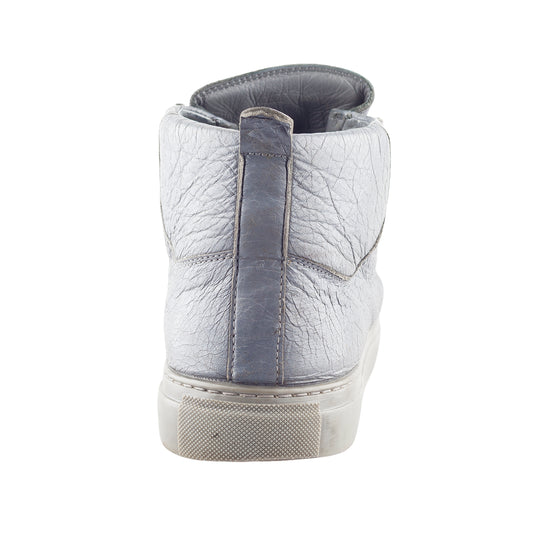 Balenciaga Arena Low Grey Leather Shoes