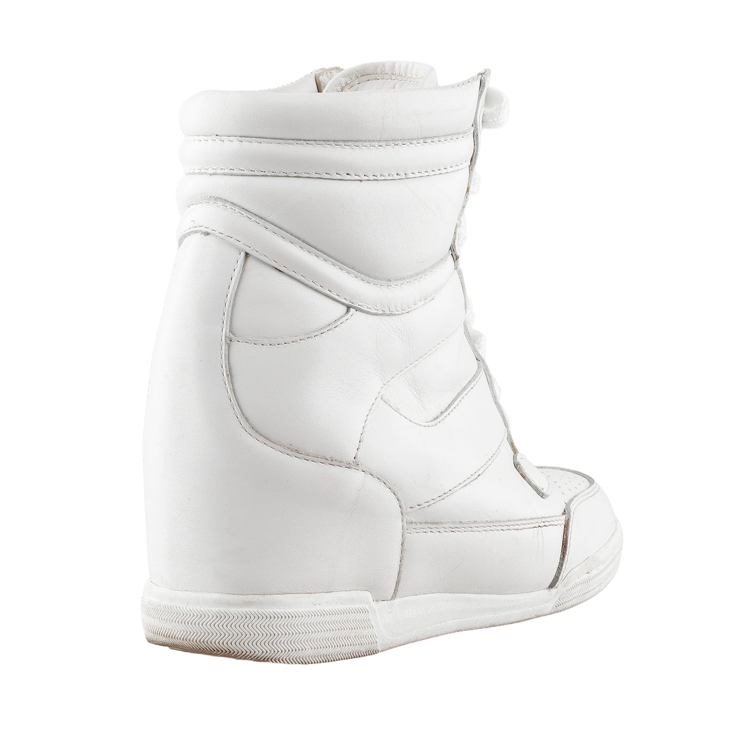 Marc by Marc Jacobs White Wedge Sneakers