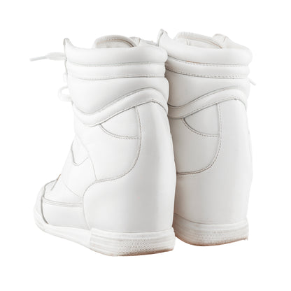 Marc by Marc Jacobs White Wedge Sneakers