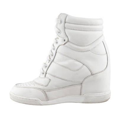 Marc by Marc Jacobs White Wedge Sneakers