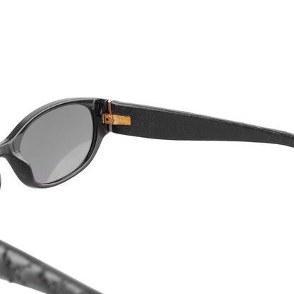 Chanel Vintage Black Quilted Leather Padded Sunglasses