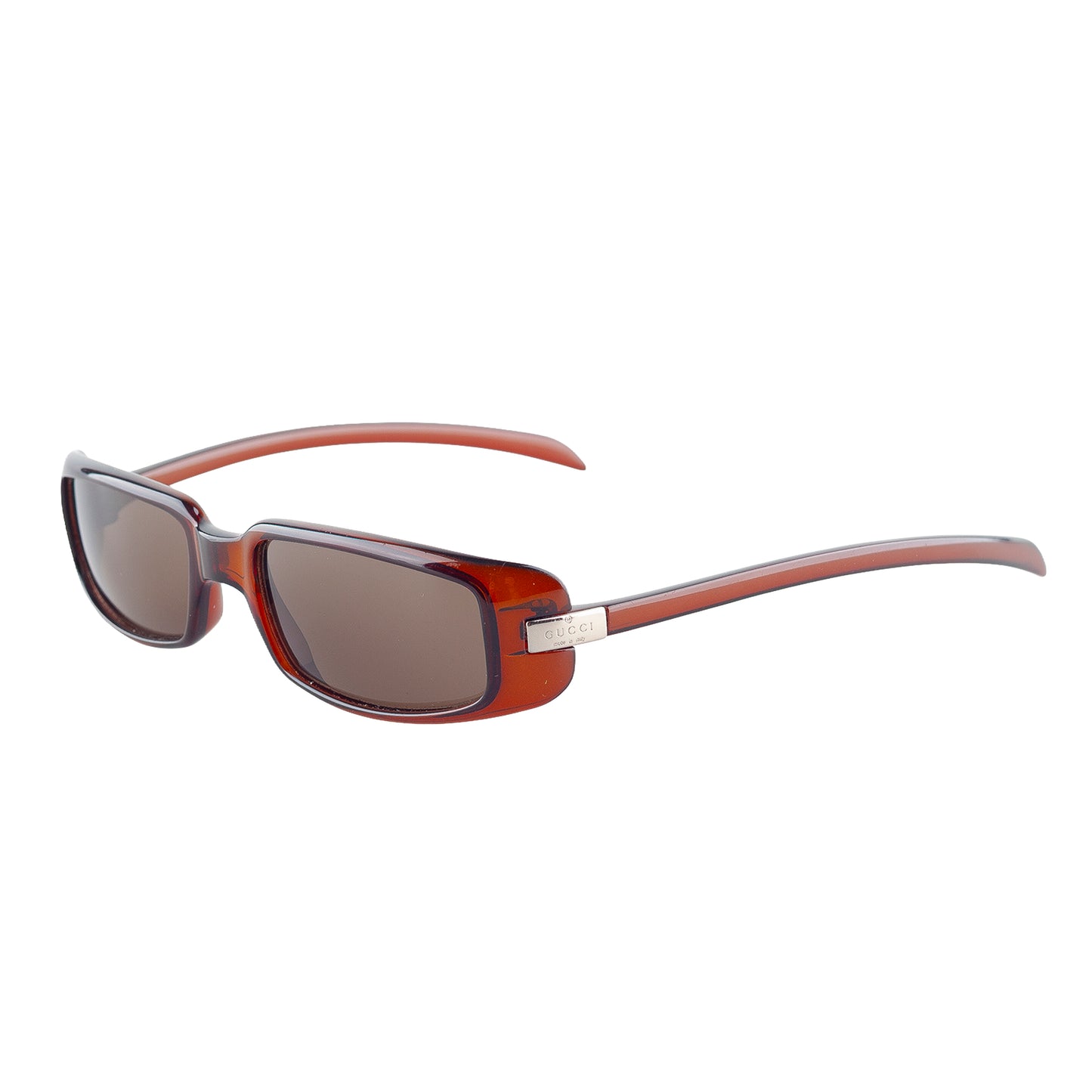 Gucci GG 1188 Brown Rectangle Vintage Sunglasses