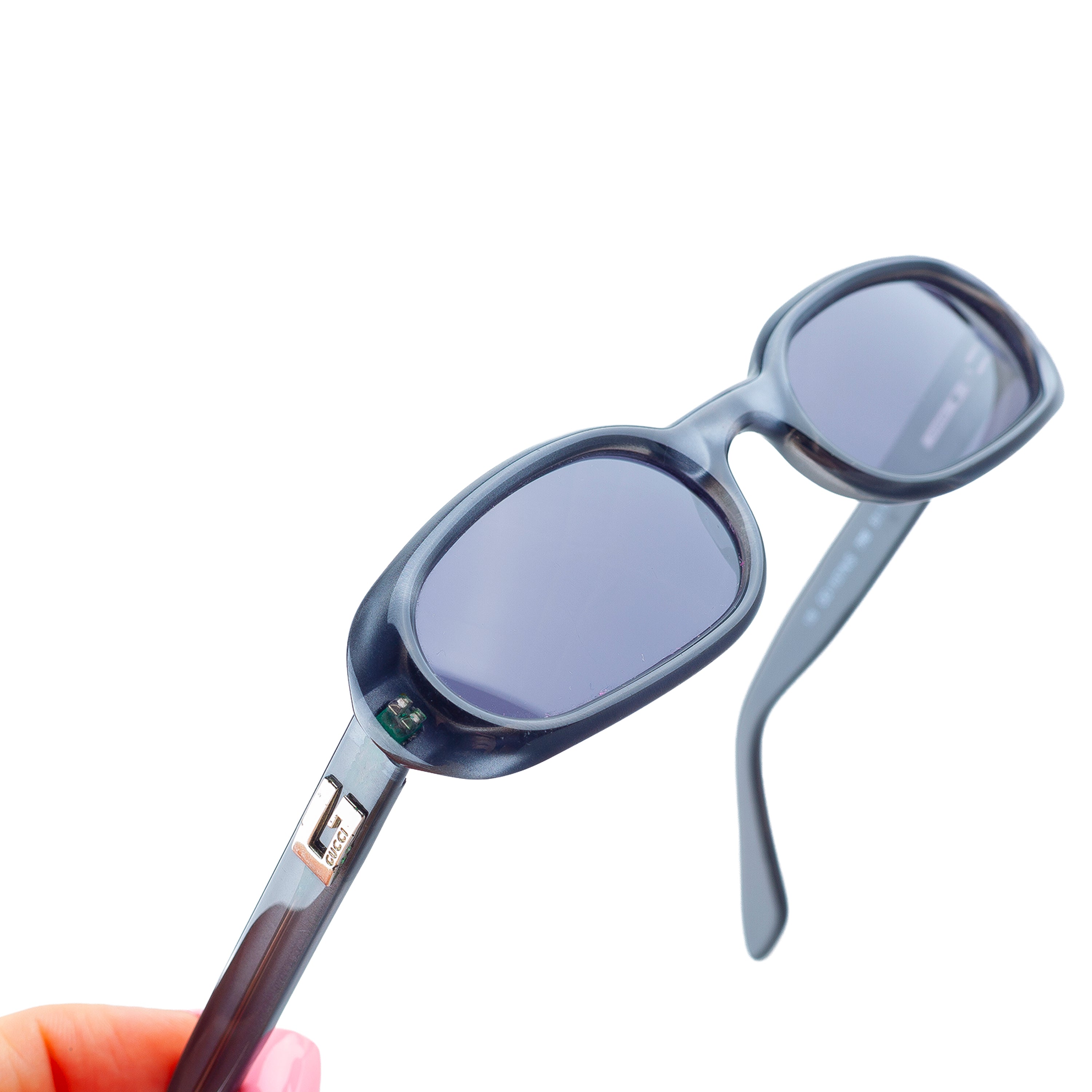 Gucci GG 1157 N/S/ 7RB Blue Vintage Sunglasses – VOODOO WAREHOUSE