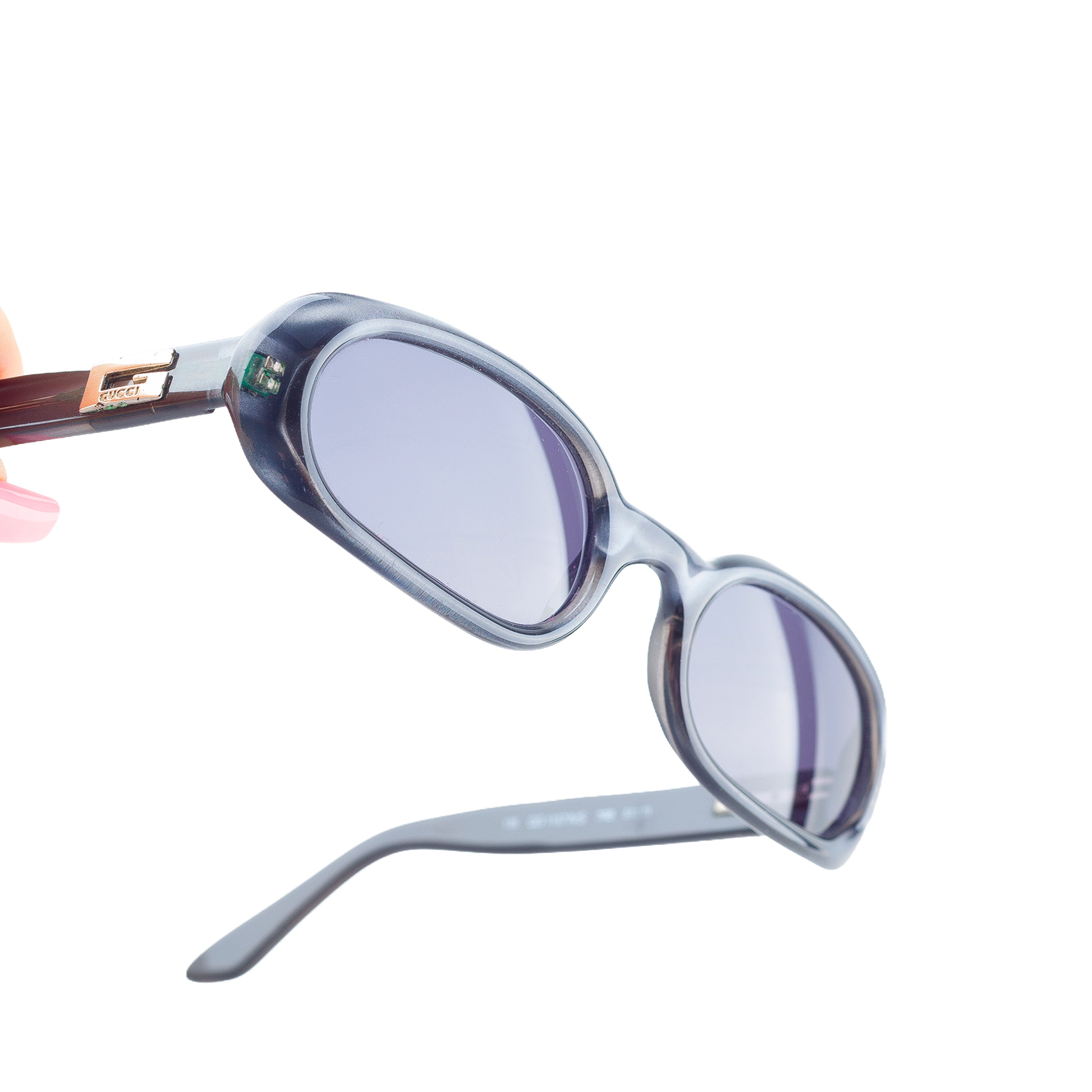 Gucci GG 1157 N/S/ 7RB Blue Vintage Sunglasses – VOODOO WAREHOUSE