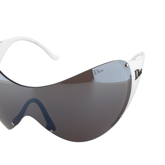 Christian Dior “DIOR SKI 1” 9A5 LKF 120 Vintage White Mask Sunglasses
