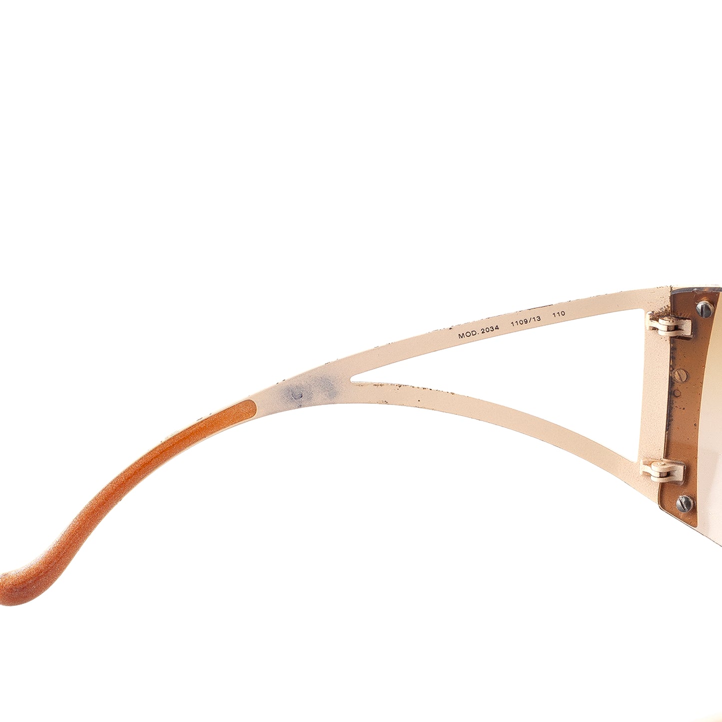 Versace Mod. 2034 1109/13 Gold/Beige Sunglasses