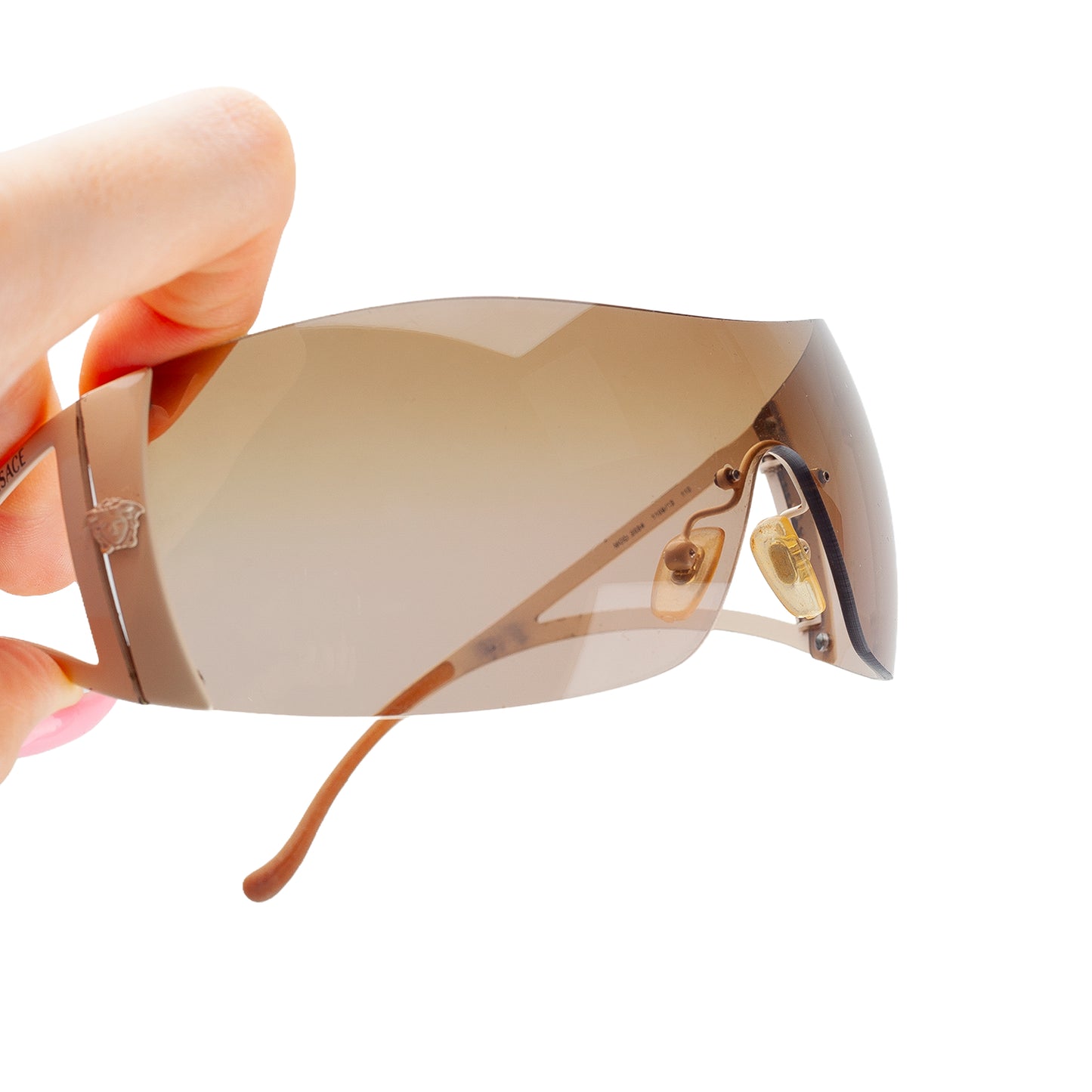 Versace Mod. 2034 1109/13 Gold/Beige Sunglasses