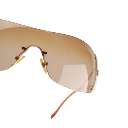 Versace Mod. 2034 1109/13 Gold/Beige Sunglasses