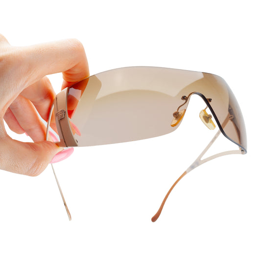 Versace Mod. 2034 1109/13 Gold/Beige Sunglasses