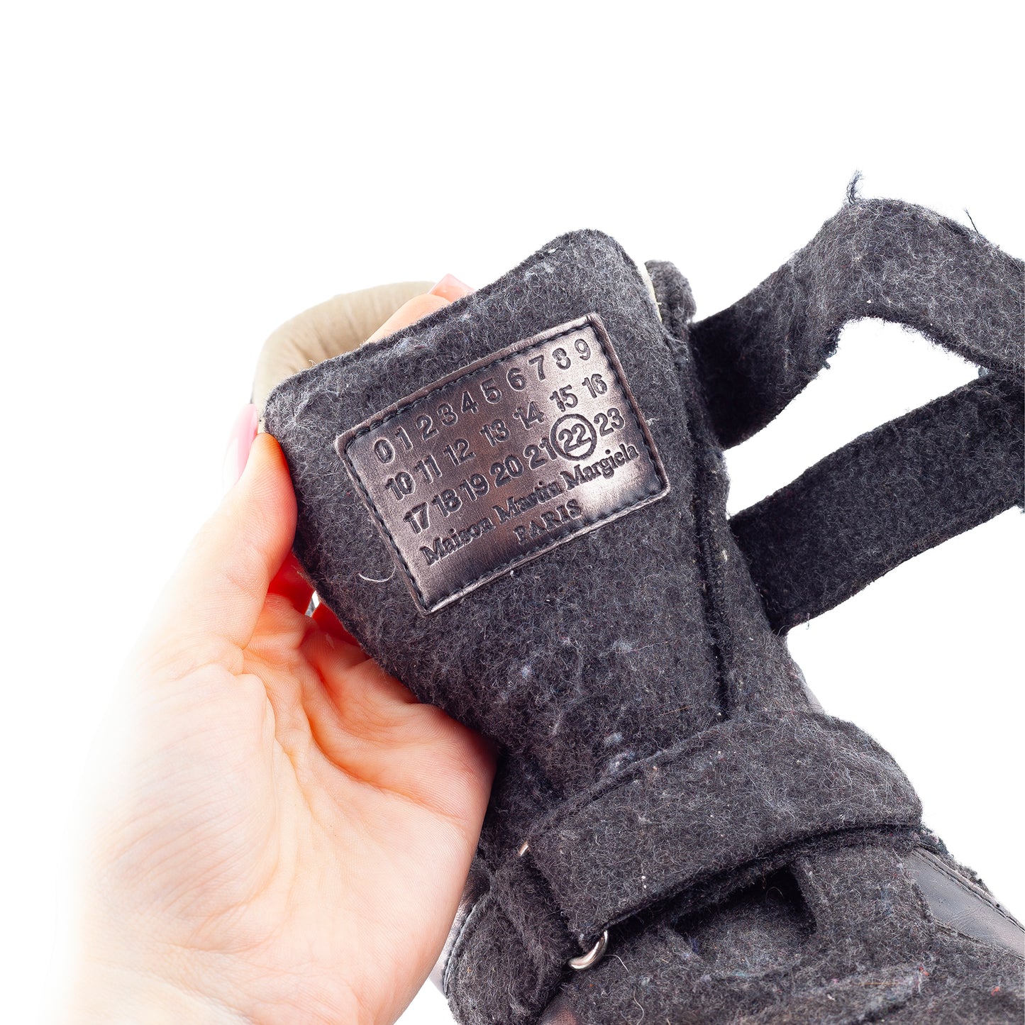 Maison Margiela GAT High Triple Strap Sneakers