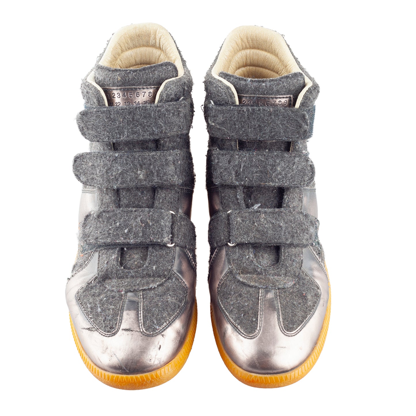 Maison Margiela GAT High Triple Strap Sneakers