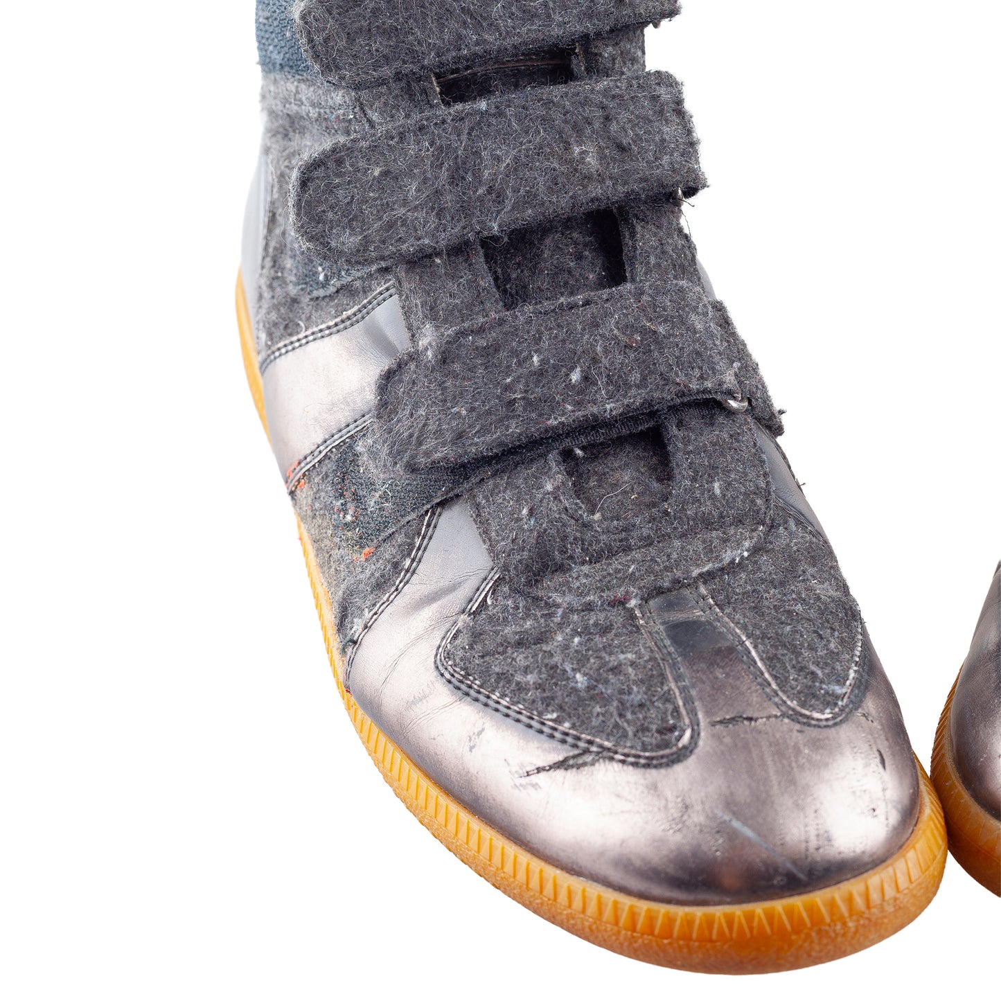 Maison Margiela GAT High Triple Strap Sneakers