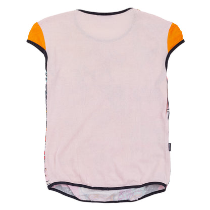 Moschino Jeans Comic Print Mesh Top