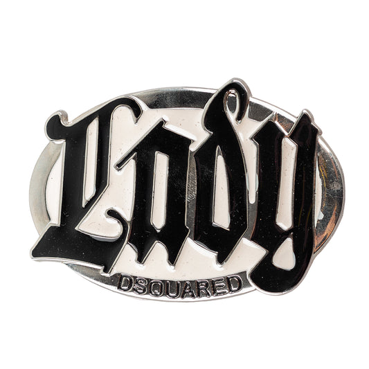 DSQUARED2 "Lady" Logo Belt Buckle