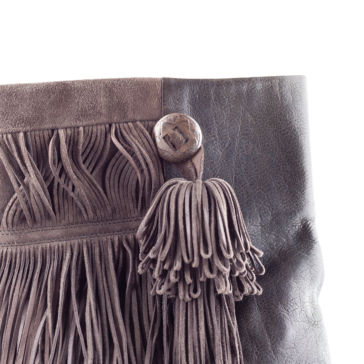 Isabel Marant FW2011 Brown Fringe Hidden Wedge Ankle Boots
