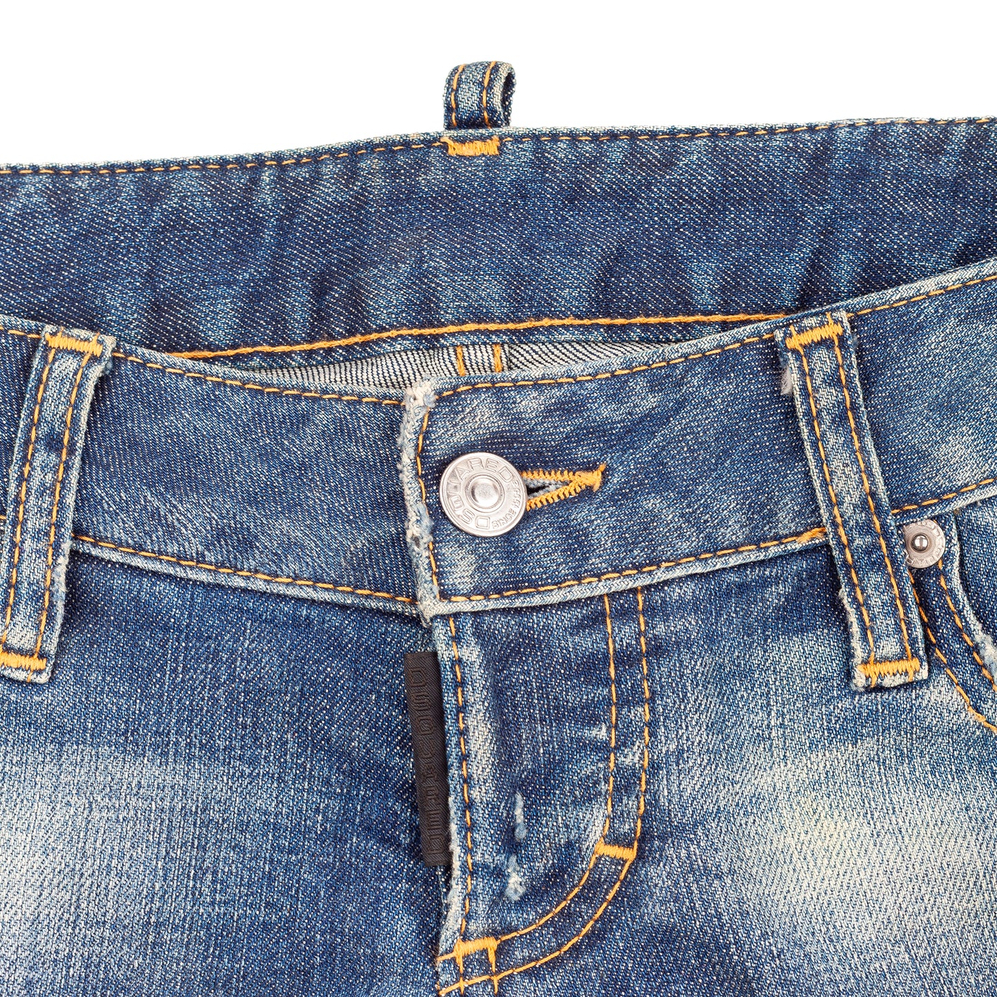 DSQUARED2 S/S 2012 Low Rise Distressed Denim Micro Shorts