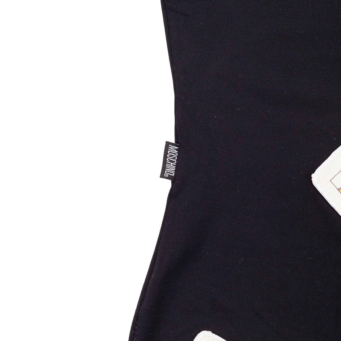 Rare Moschino Jeans Playing Cards Patch Tank Top Black