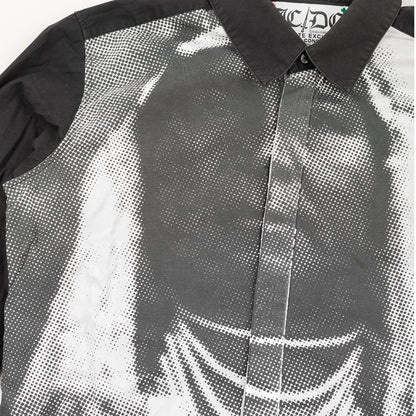 JC/DC Graphic Halftone Print Cotton Shirt