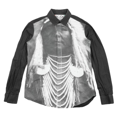JC/DC Graphic Halftone Print Cotton Shirt
