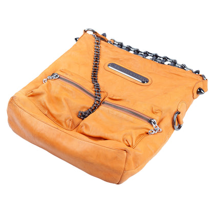Thomas Wylde Studded Scorpion Leather Hobo Bag