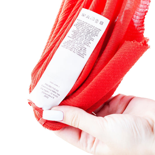 Rick Owens Red Basic Ribbed Tank Top (S)