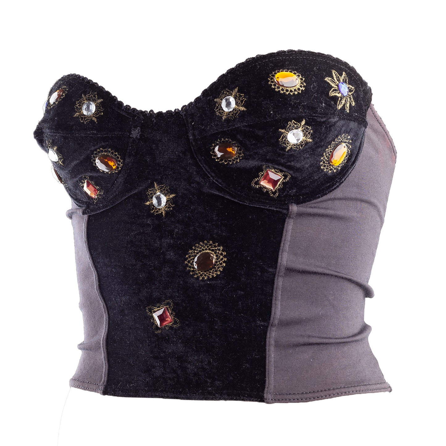 Kenzo City Embellished Vintage Bustier Top (M)