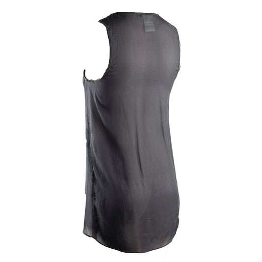 Helmut Lang "Wing" Black Silk Tank Top (S)