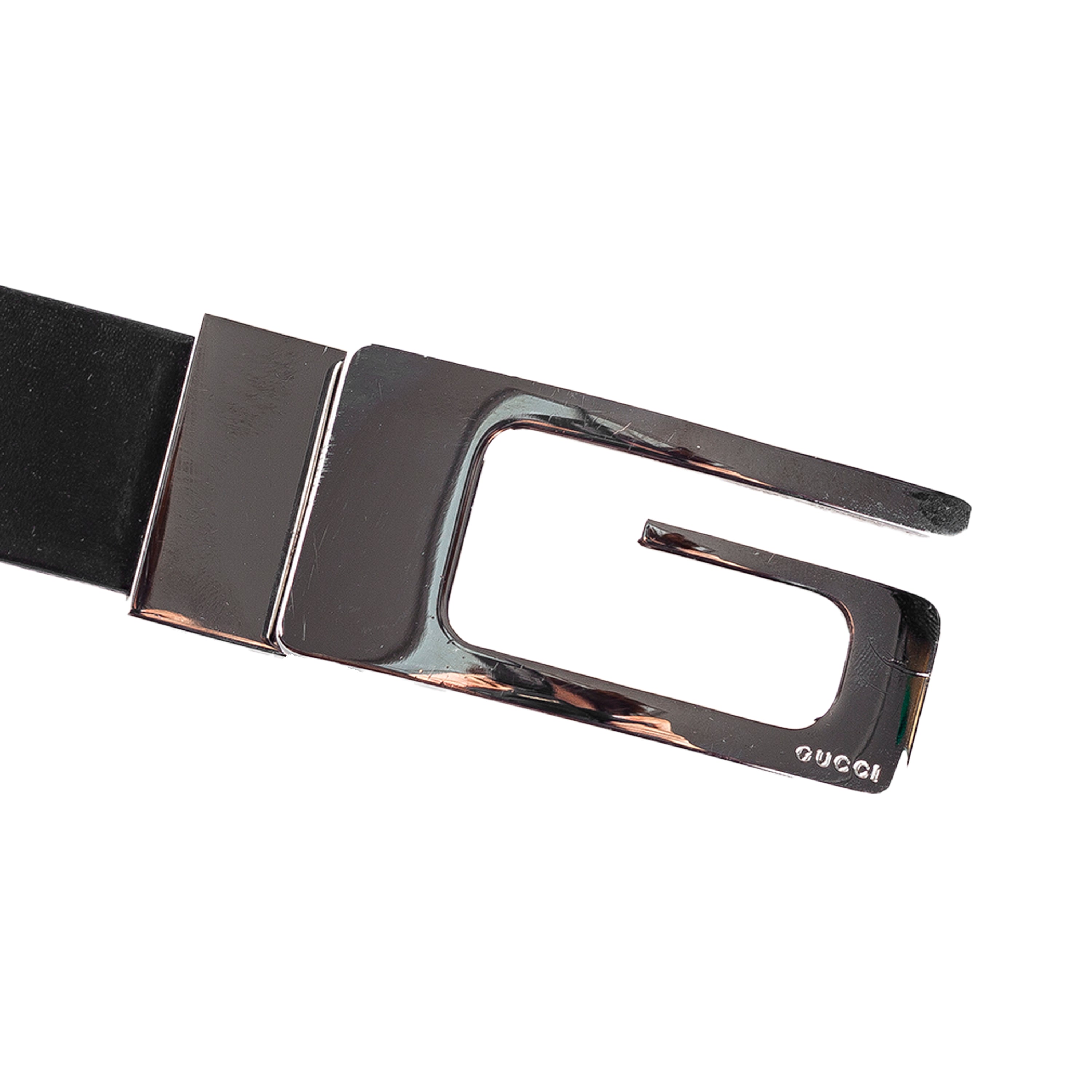 Gucci Black Leather Belt