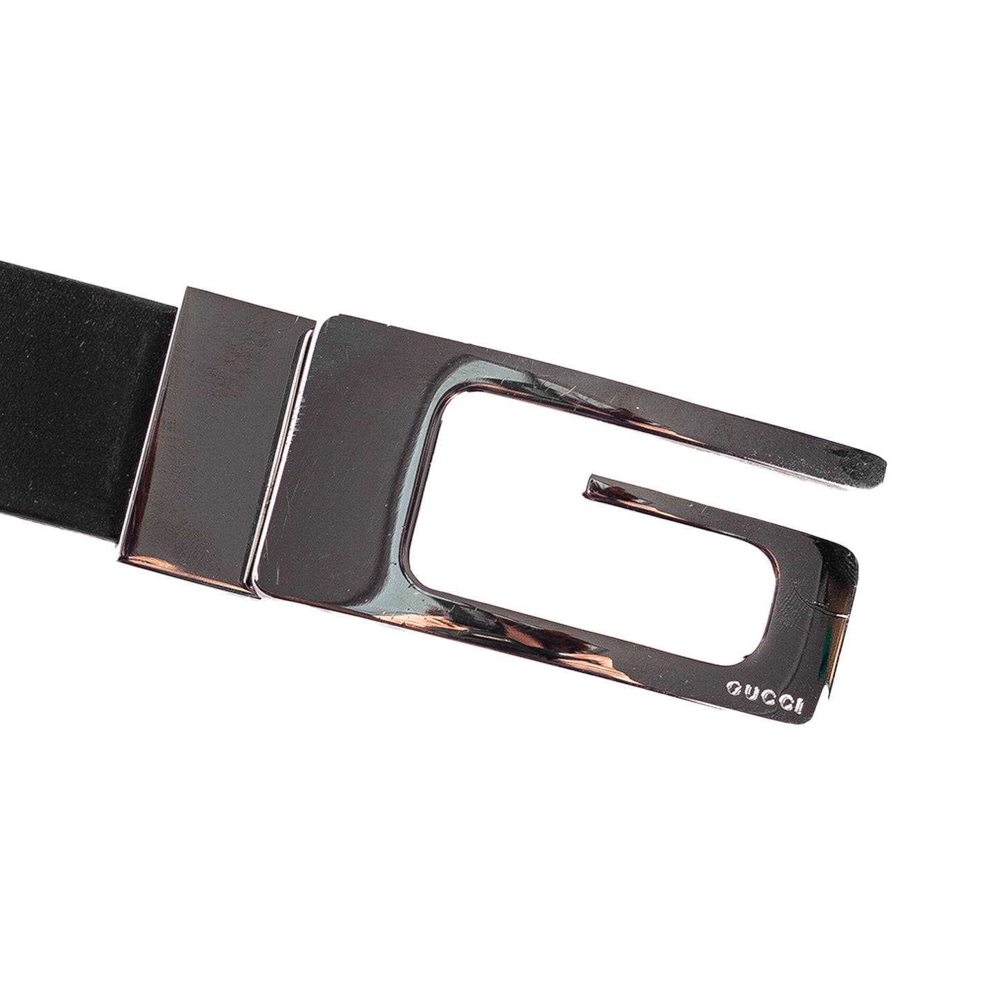 Gucci Black Leather Belt