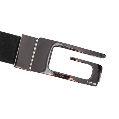 Gucci Black Leather Belt  